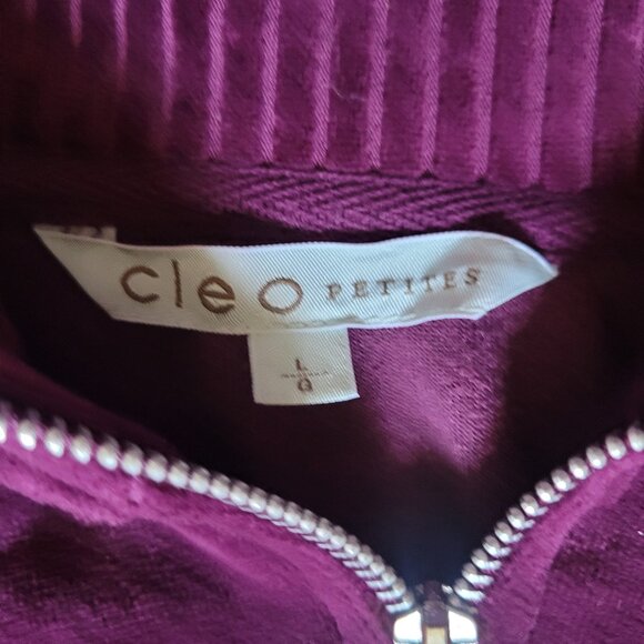 CLEO Petites- pink fauv velvet- Petite Large, Track Suit - Picture 2 of 2
